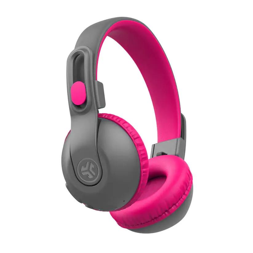 Навушники з мікрофоном JLab JBuddies Studio 2 Wireless Gray/Pink (569025) - фото 4 Навушники з мікрофоном JLab JBuddies Studio 2 Wireless Gray/Pink (569025) - фото 4