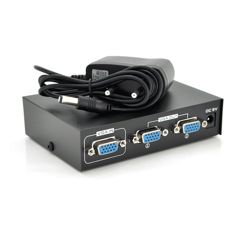 Сплитер активный VOLTRONIC VGA KV-FJ2502S 2 порта 250 MHz 1920х1440 (YUT_V1991)