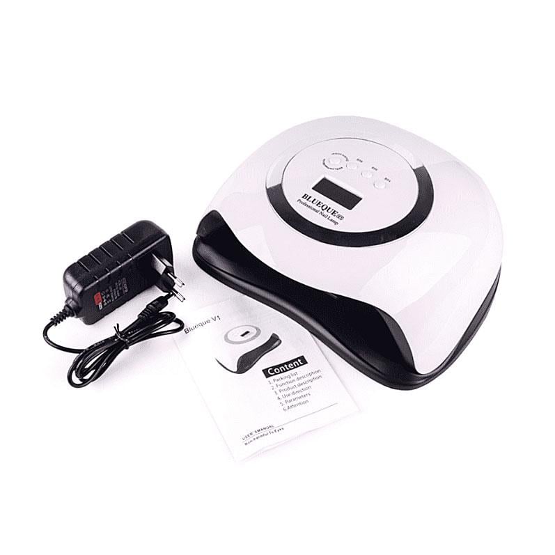 Лампа для маникюра UV Led 168 Вт Silver - фото 2