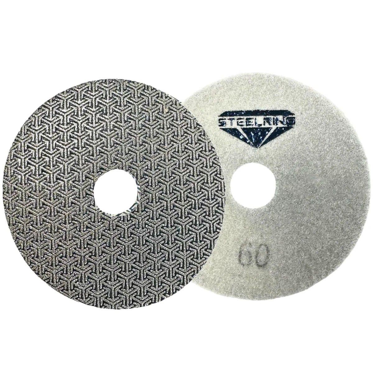 Гальванічний алмазний шліфувальний круг STEELRING 100 мм №60 (DHEB60)