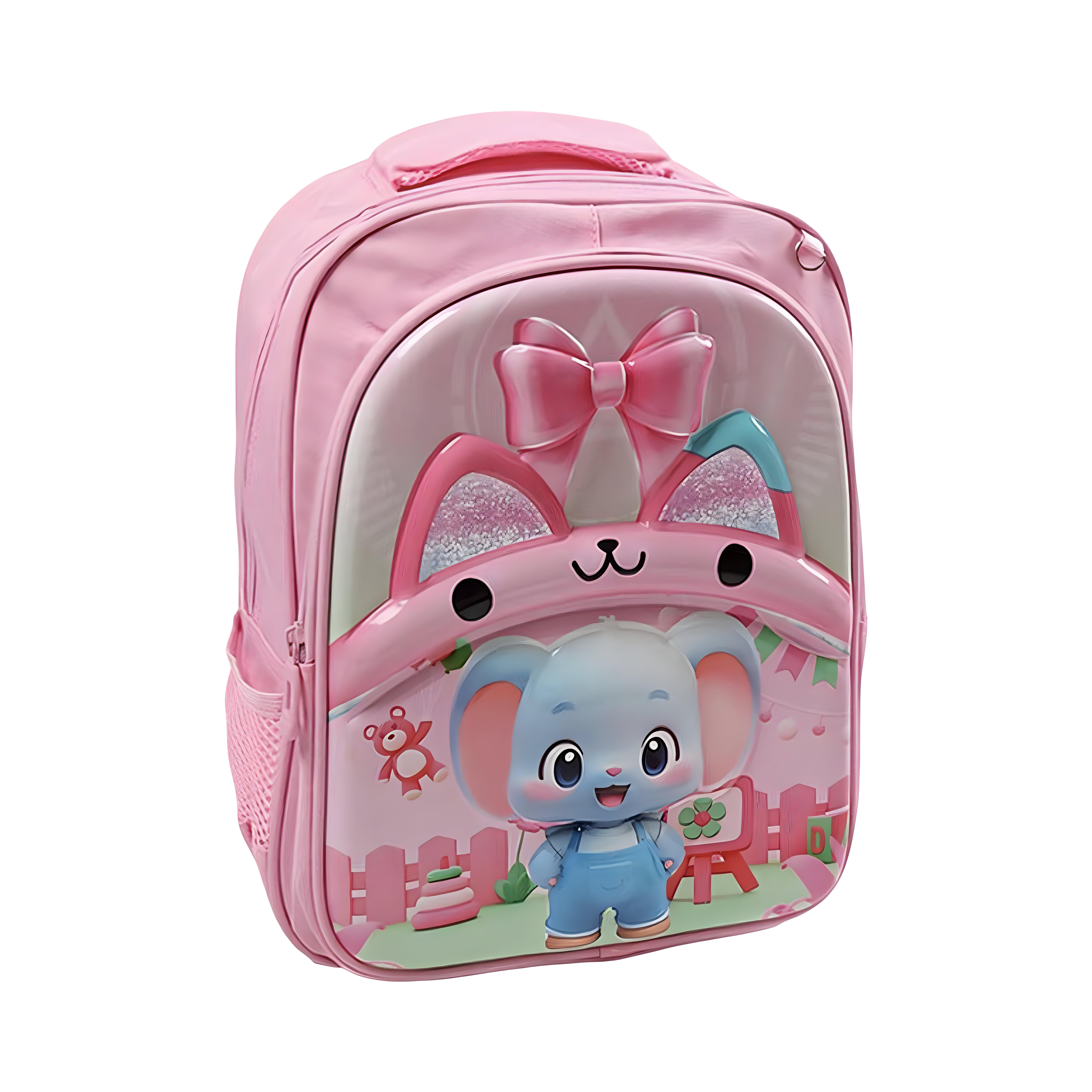 Рюкзак школьный для детей Слон C 72858-2 29х15х38 см (28950995)