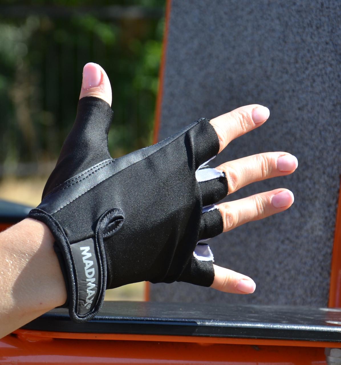 Перчатки для фитнеса MadMax MFG-251 Rainbow M Grey (A-012636) - фото 6 Перчатки для фитнеса MadMax MFG-251 Rainbow M Grey (A-012636) - фото 6