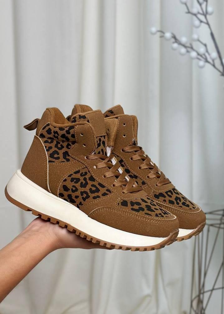 Кроссовки женские Loretta K899-3 зимние р. 36 Коричневый (30852814)