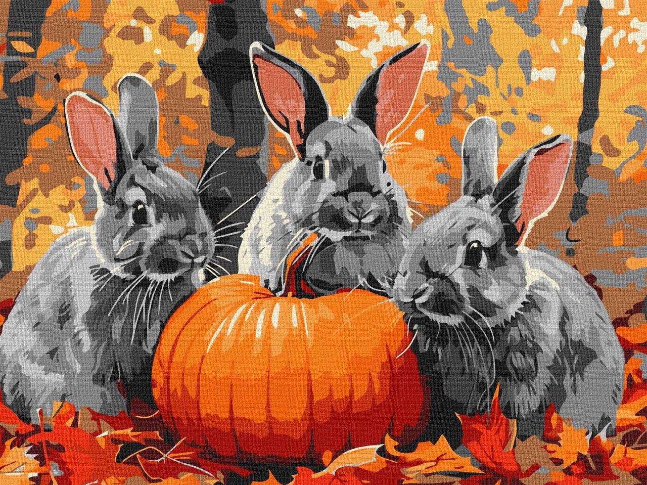 Картина по номерам Ideyka Кроличьи приключения 30х40 см (2824289416)