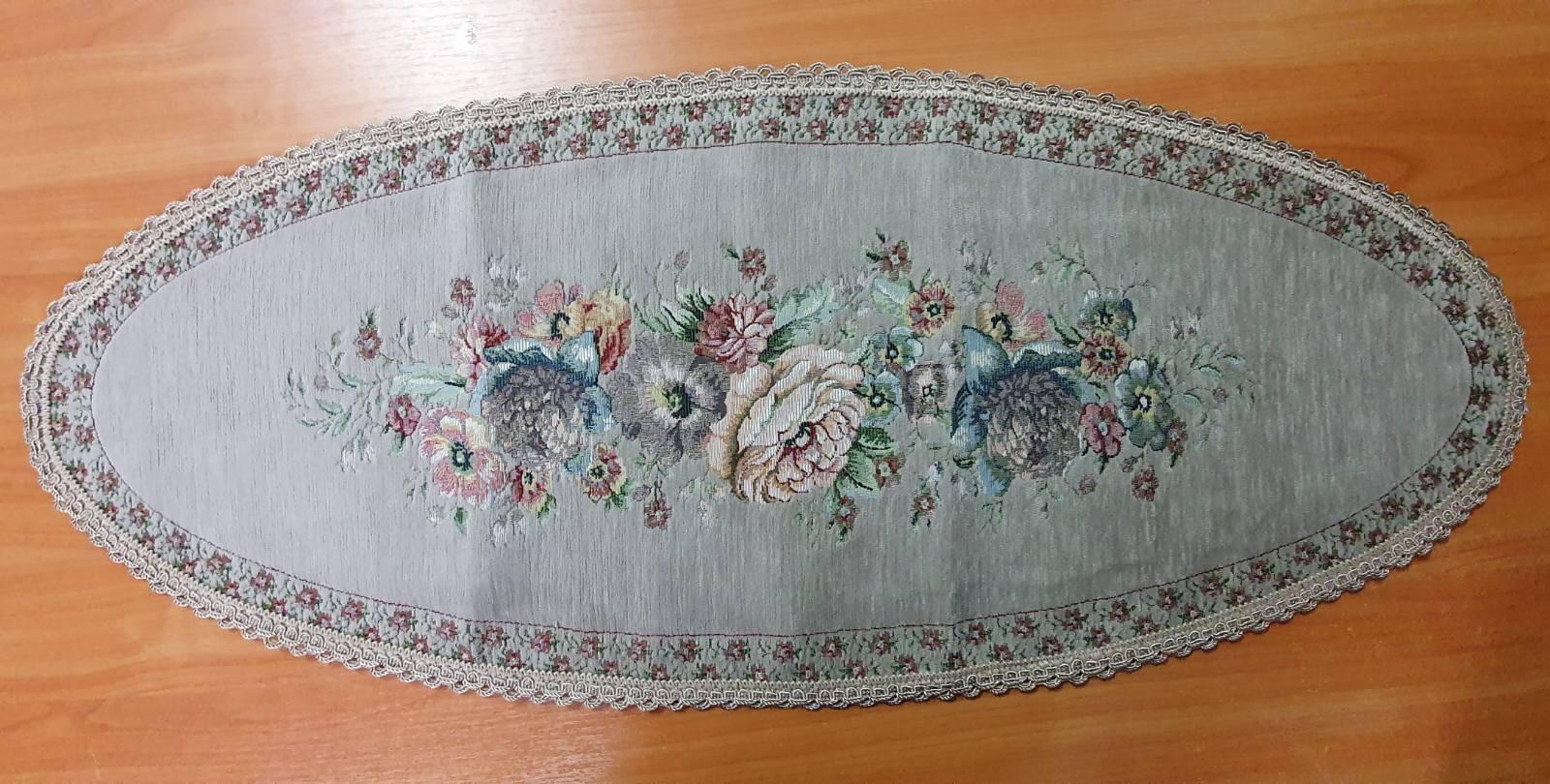 Дорожка (раннер) Sagol велюр OV 40x90 см St 128 Vizon (CN5477)