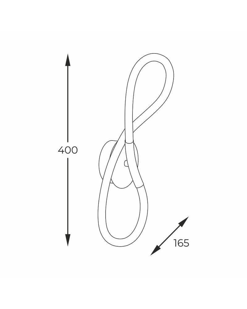 Бра Zuma Line 20006W-BK Balbo LED 1x14W 3000K-6000K 1400Lm IP20 (13982917) - фото 2 Бра Zuma Line 20006W-BK Balbo LED 1x14W 3000K-6000K 1400Lm IP20 (13982917) - фото 2