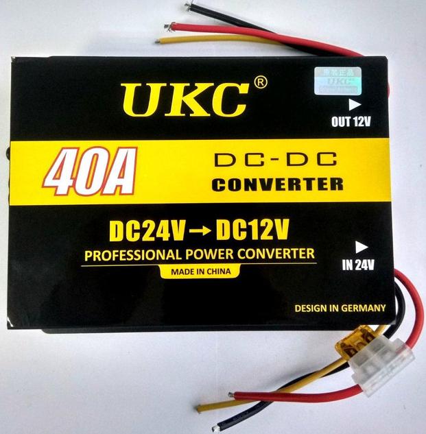 Перетворювач напруги Ukc c 24 в 12 V 40A DDC-40A (000045744)