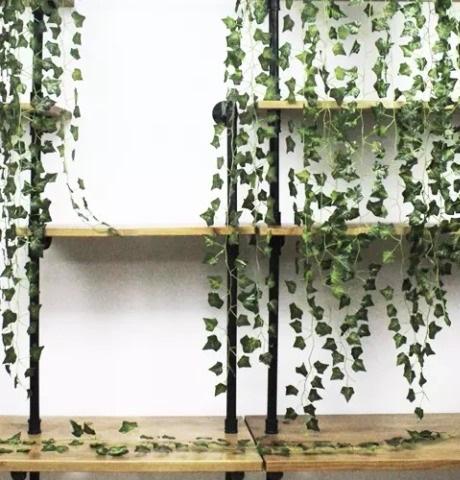 Плющ искусственный декоративный для отделки интерьера 50,4 м Зеленый - фото 8