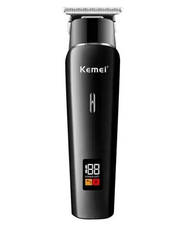 Машинка для стрижки волосся та бороди Kemei KM-1113 акумуляторна регульовані насадки 5 Вт (2390000005)