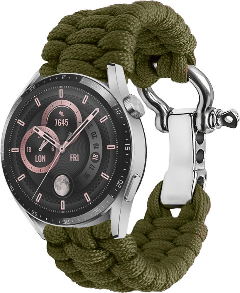 Ремінець з Паракорду Ruper для Huawei Watch GT3 46 мм (22mm) Khaki (30807-17)
