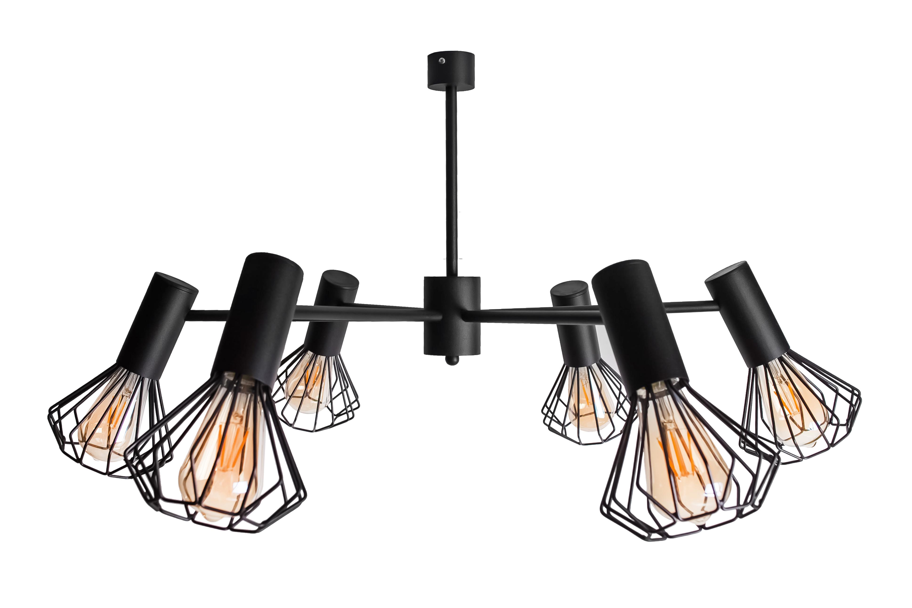 Люстра MSK Electric Diadem NL 22152-6 BK шесть плафонов