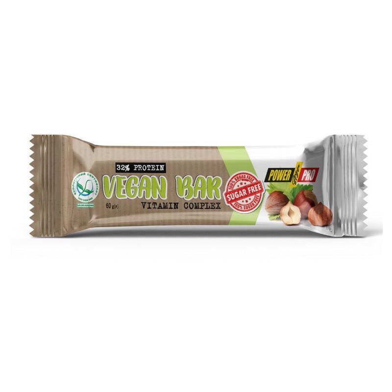 Протеїновий батончик Power Pro Vegan Bar 32% 60 г (10915-01) - фото 1