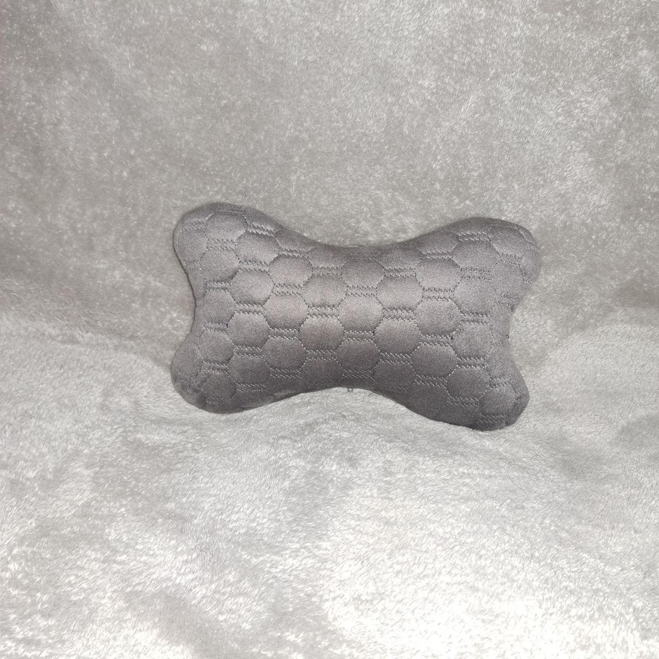 Подушка в машину Соты 27x16x8 см Серый (24167312) - фото 2