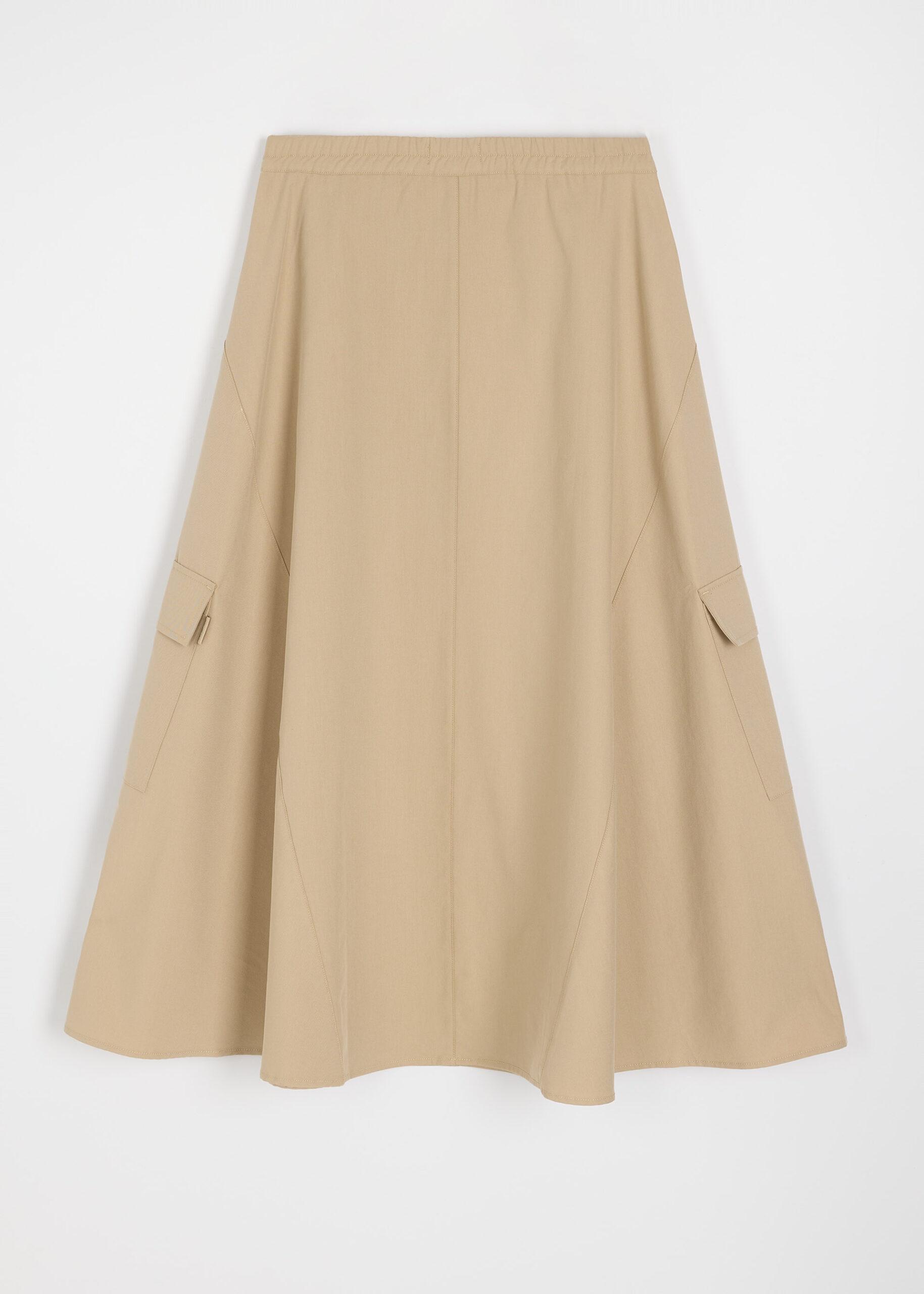 Спідниця жіноча міді Diverse DULIA L Пісочний (5905384144737) - фото 8