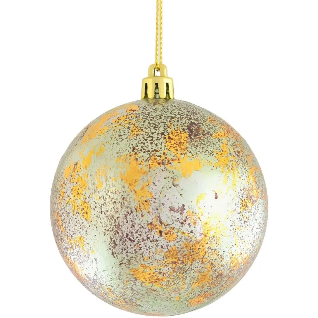 Игрушка на елку Металлик 8 см Бежевый (TY-5-R-386)