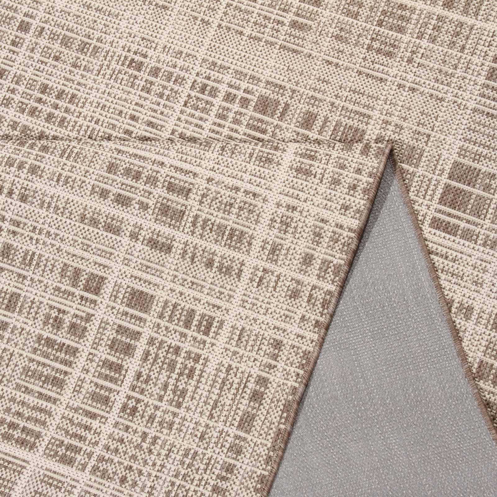 Килим безворсовий на гумовій основі DAKARIA Karat Flex Run 19171/111 1,20x1,70 м Бежевий (00-00010928) - фото 3