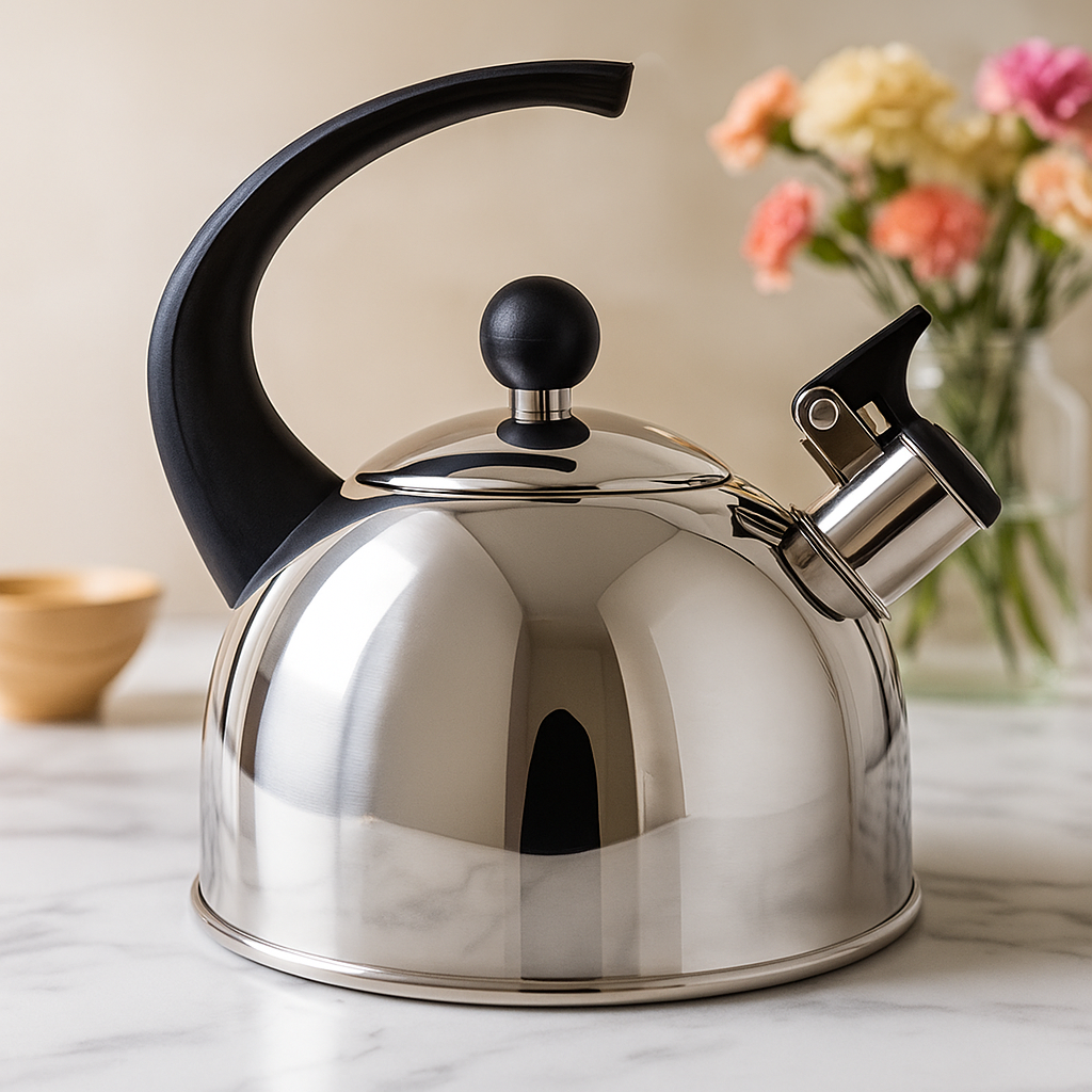 Чайник для плиты со свистком SpiralSteel нержавеющая сталь одинарное дно 1,5 л (03-MH-4883) - фото 7 Чайник для плиты со свистком SpiralSteel нержавеющая сталь одинарное дно 1,5 л (03-MH-4883) - фото 7