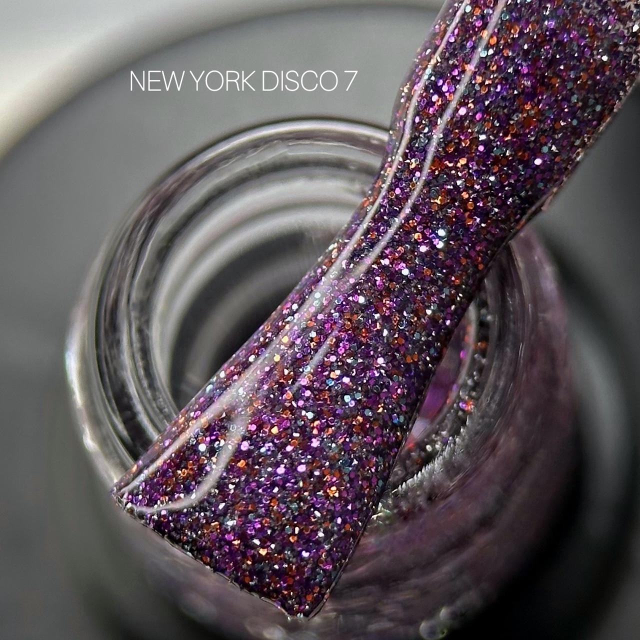 Гель-лак светоотражающий для ногтей Saga New York Disco №07 9 мл