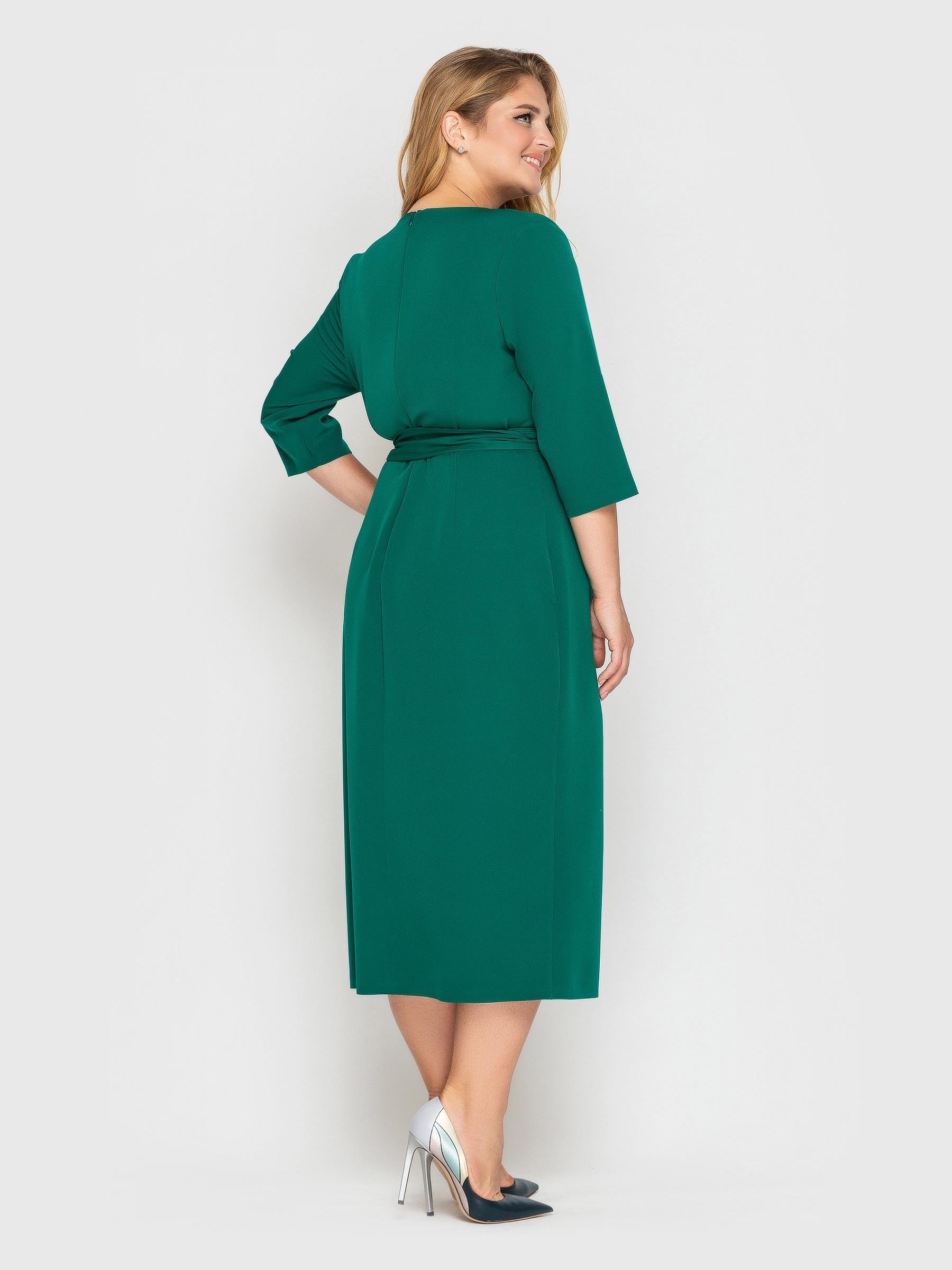 Платье VLAVI Жанин р. 60 Зеленый (133401-60) - фото 3 Платье VLAVI Жанин р. 60 Зеленый (133401-60) - фото 3