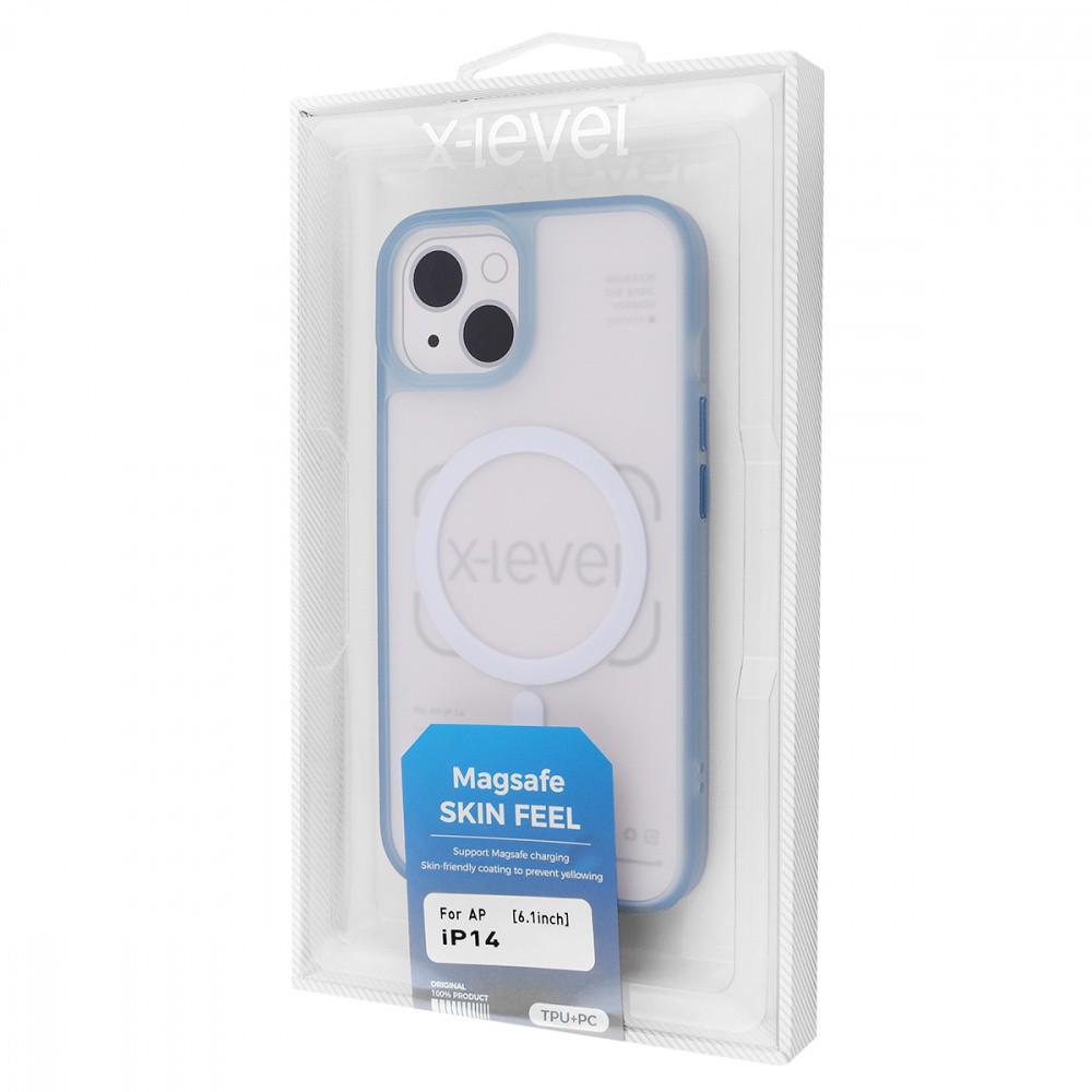 Чохол із підтримкою magsafe X-Level Skin Feel MagSafe iPhone 14 black
