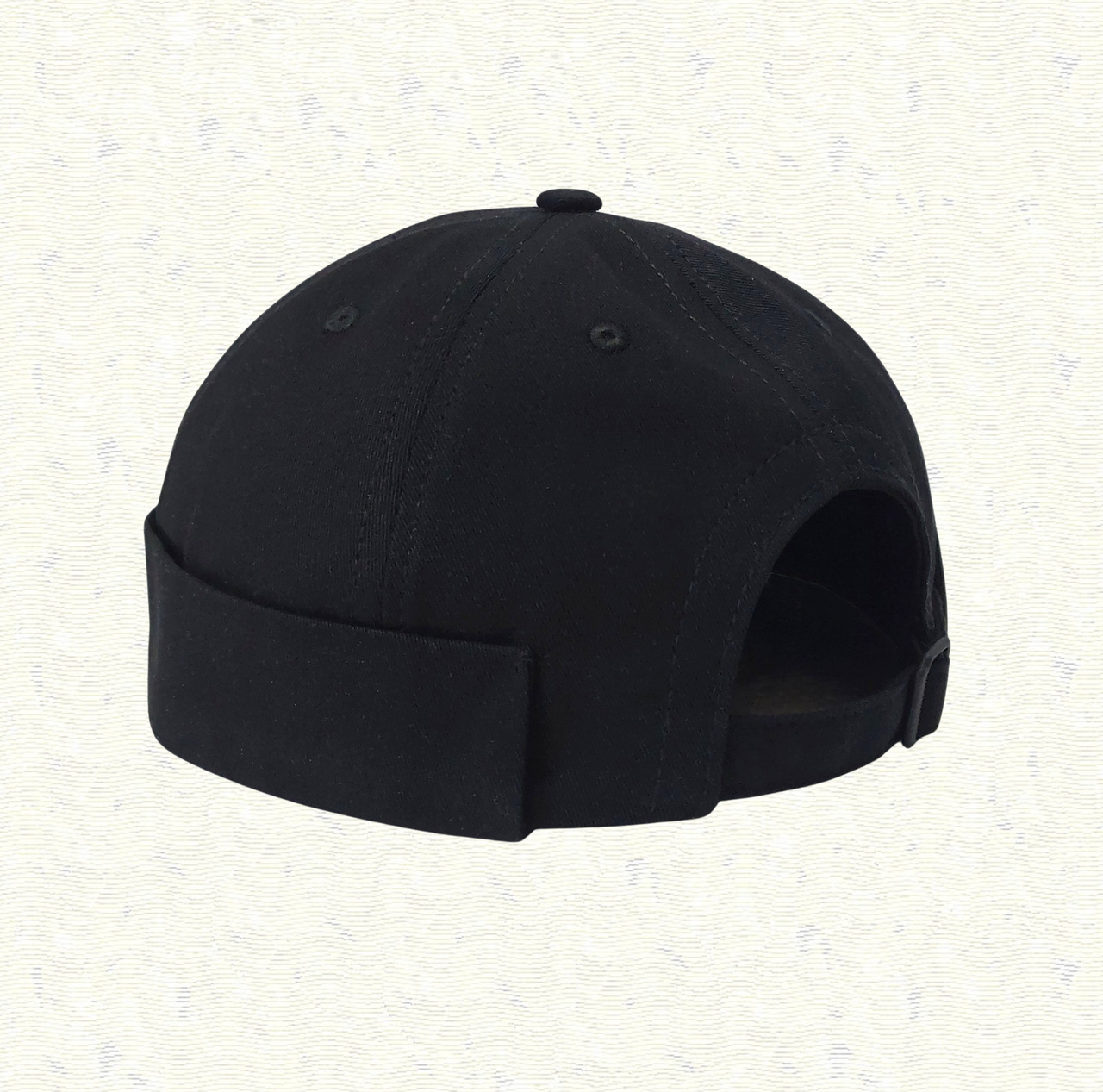 Бейсболка без козырька с регулятором размера Черный (6826) Бейсболка без козырька с регулятором размера Черный (6826)