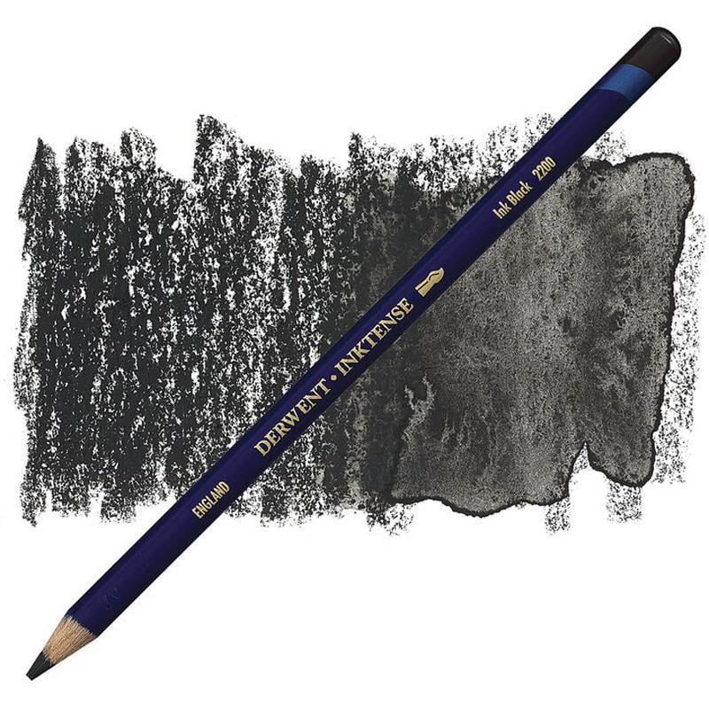 Карандаш акварельный Derwent Inktense чернильный 2200 Черный (700924)
