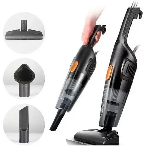 Пылесос вертикальный Deerma Corded Hand Stick Vacuum Cleaner DX115C Black - фото 5