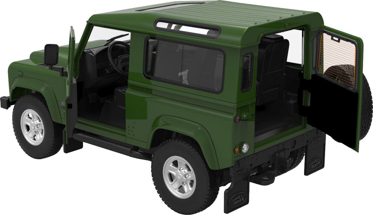 Машинка дитяча на радіокеруванні Rastar Land Rover Defender 1:14 Зелений (454.00.28) - фото 2