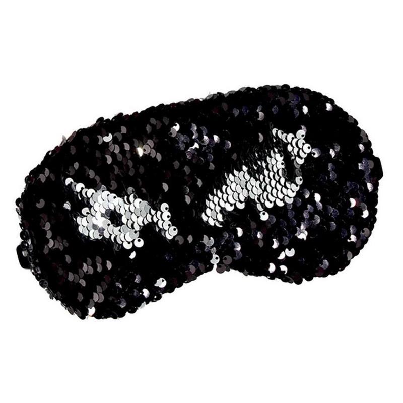 Маска для сна Silenta Fasion Black с гелем