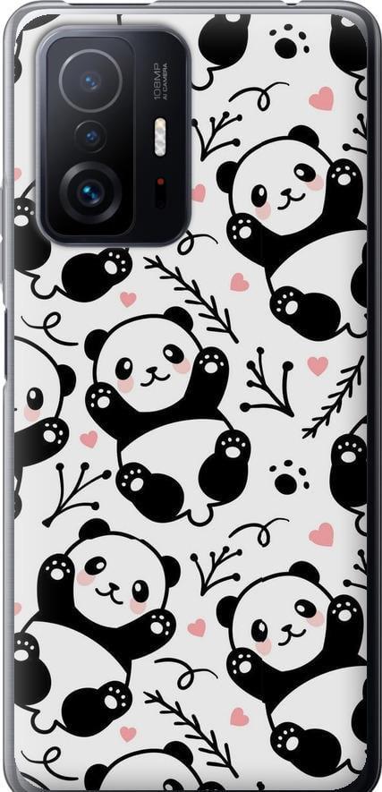 Чехол на Xiaomi 11T Панды (4318t-2487-42517)