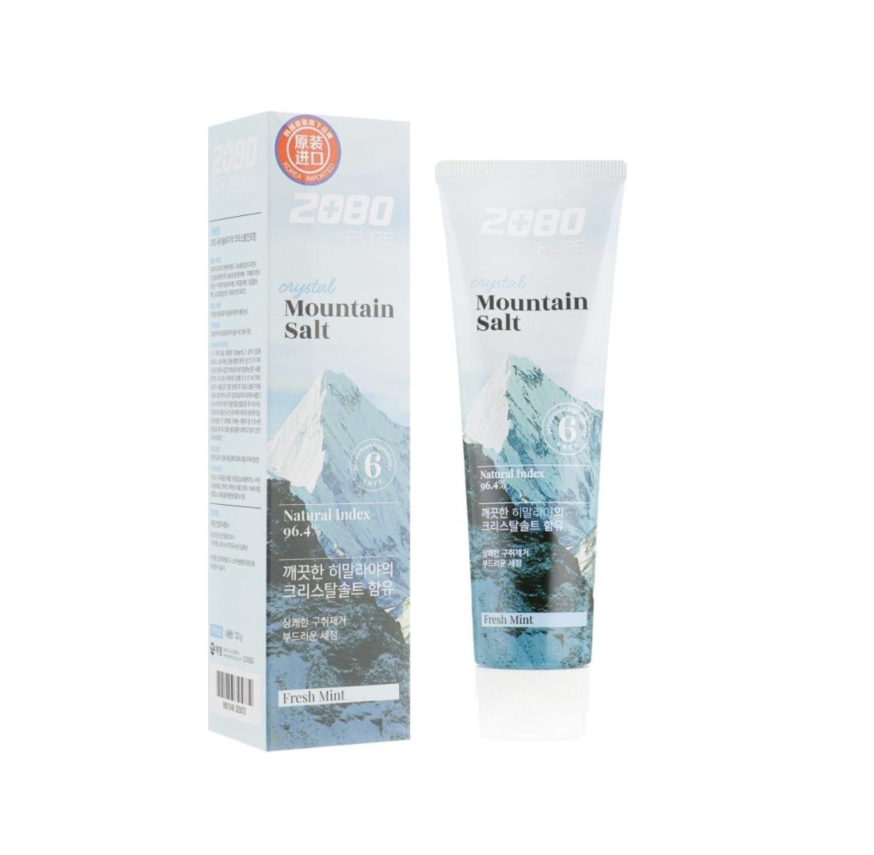 Зубна паста з гімалайською сіллю Pure Mountain Salt Crystal Fresh Mint 2080 120 г (8801046311516)