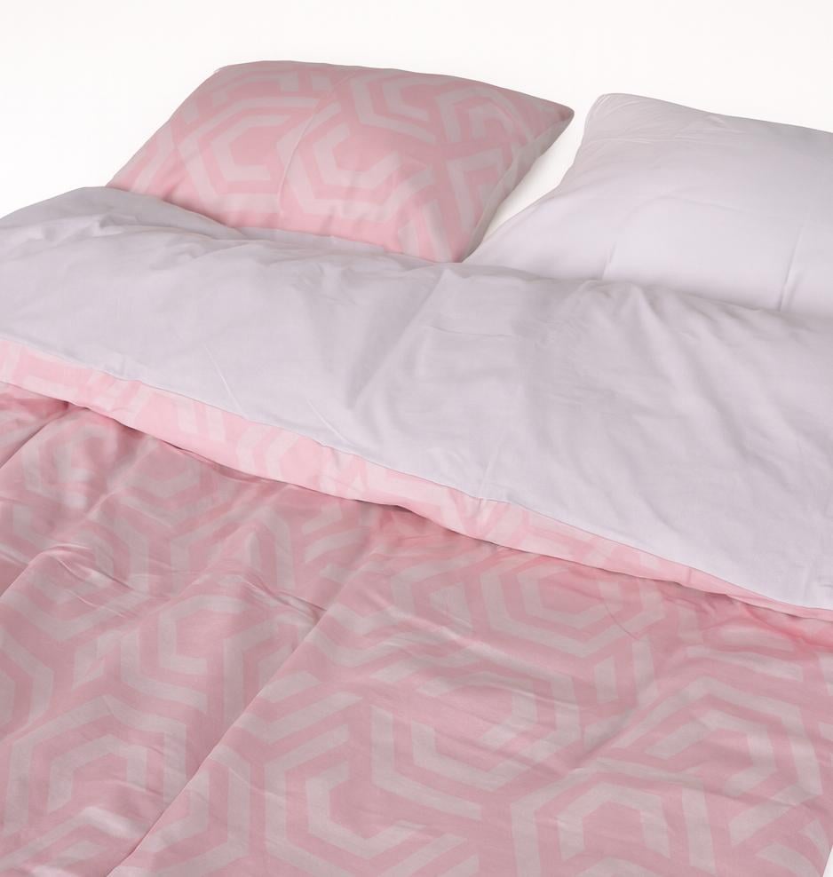 Комплект постільної білизни PaniPava Пудровий Ранок бязь 155х215 см (10100617) - фото 2