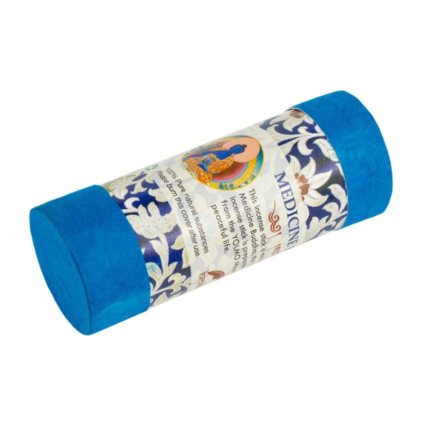 Благовония Тибетские HI Будда Медицины в подарочной упаковке 10x4x4 см Синий (23266)