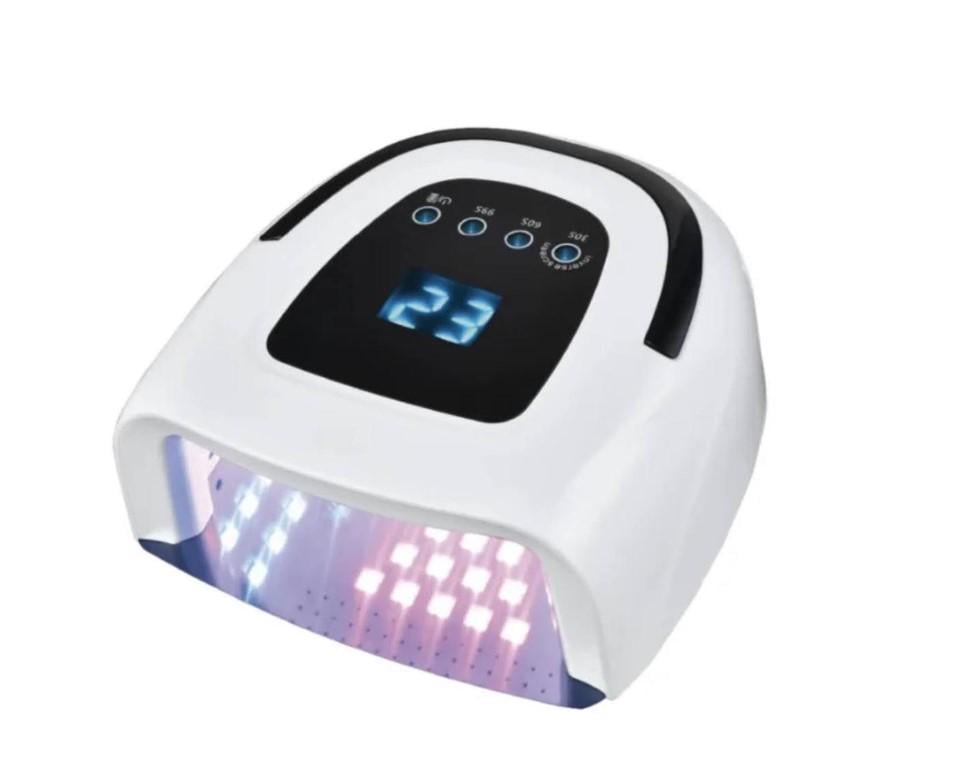 Настільна лампа бездротова UV/LED S60 для сушіння гель-лаку 68 Вт із вбудованим акумулятором 15600mAh