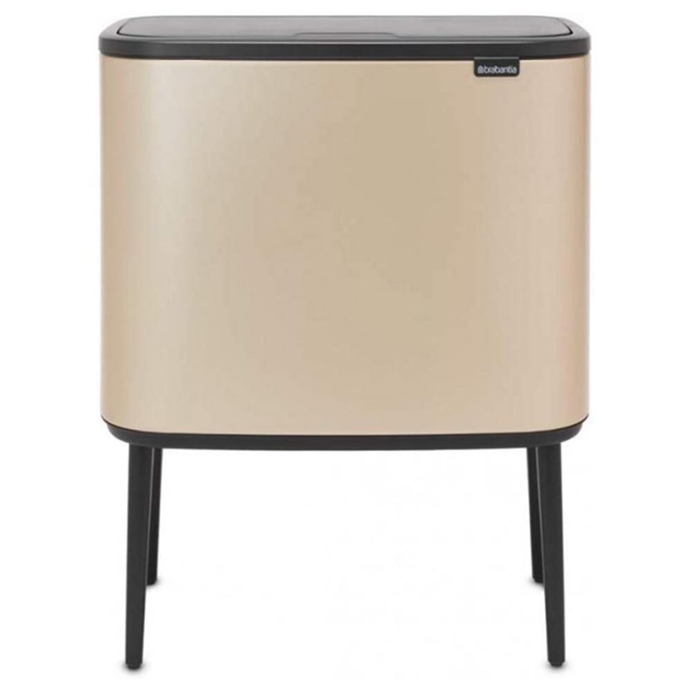 Бак для сміття Brabantia Pedal Bin 11+23 л Бежевий (304620) - фото 1