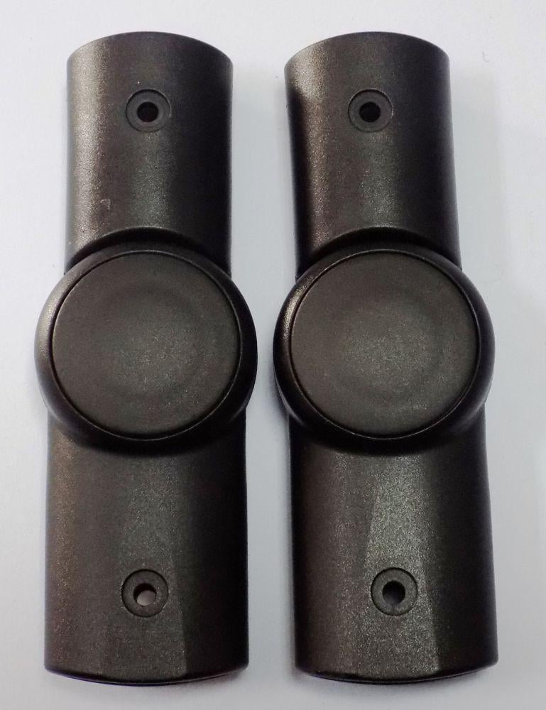 Шарнир 20x30 мм/18x42 мм 2 шт. Черный (29477)