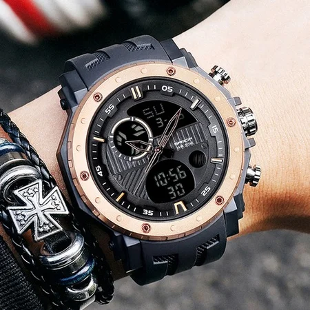 Наручные часы Sanda 6012 Black-Cuprum (2056) - фото 2