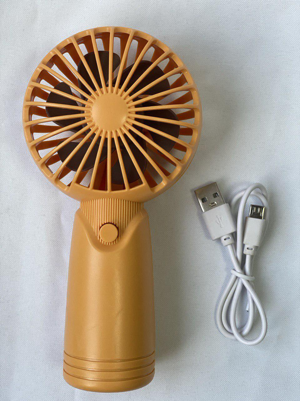 Вентилятор на аккумуляторе Cute Electric Fan AP 223 Оранжевый - фото 2