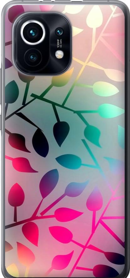 Чехол на Xiaomi Mi 11 Листья (2235u-2253-42517)