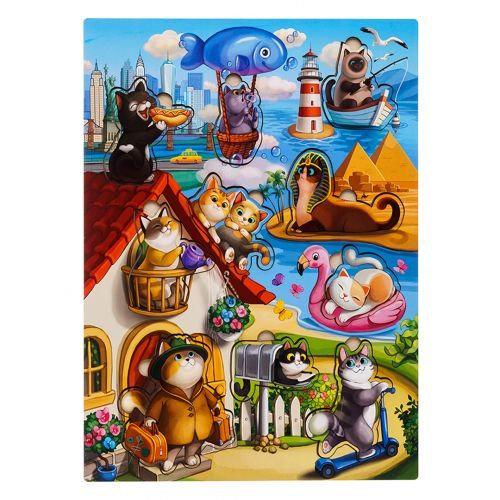 Сортер-вкладиш Котики-1 (13403)