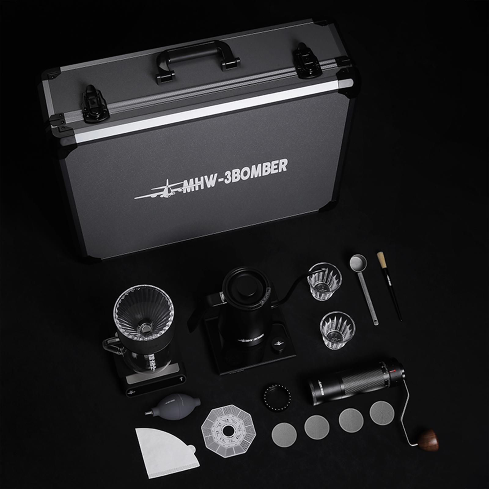 Подарунковий набір бариста 12в1 MHW-3BOMBER B-3 Tactical Suitcase (CS6158B-OS) - фото 2 Подарунковий набір бариста 12в1 MHW-3BOMBER B-3 Tactical Suitcase (CS6158B-OS) - фото 2