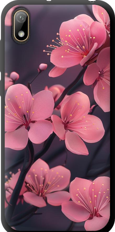 Чехол на Huawei Y5 2019 Пурпурная сакура (6075b-1695-42517)
