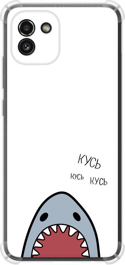 Чехол на Samsung Galaxy A03 A035F Акула (4870sp-2499-42517)