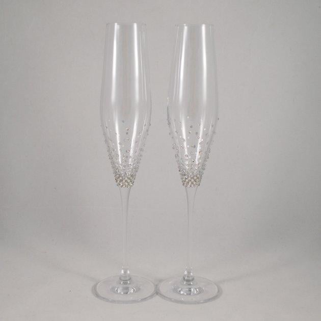 Весільні келихи Шарм зі стразами 28 см (2002)