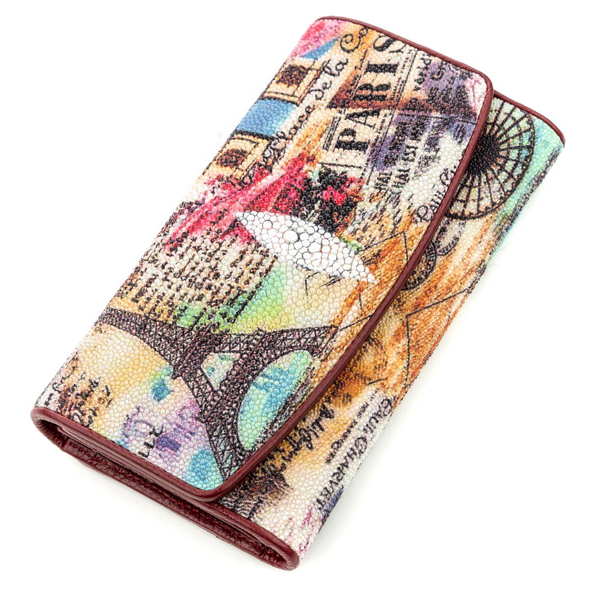 Кошелек женский Stingray leather 18632 кожа Разноцветный