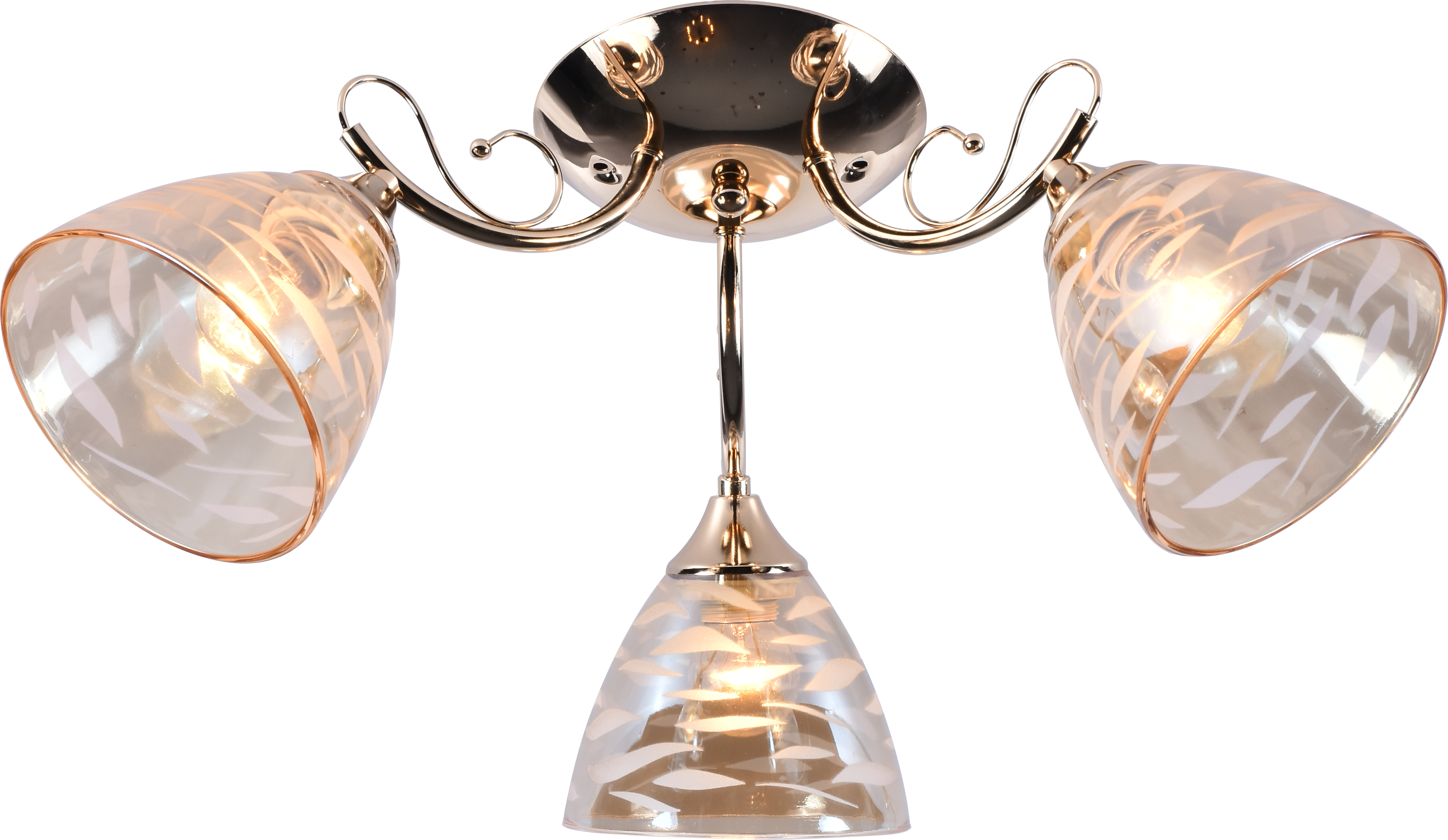 Люстра декоративная ValesoV DA5155/3 на 3 плафона Gold