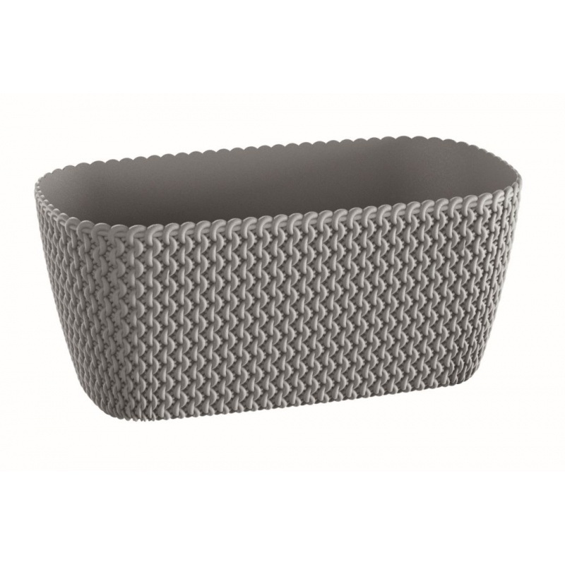 Балконный ящик Prosperplast Splofy Case Н-13,3 см Серый (26026-405)