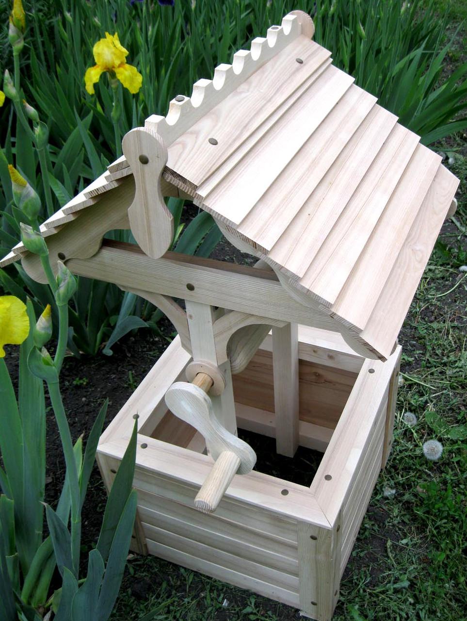 Колодец декоративный из дерева Могаик Бланже (КОС-000901) - фото 6 Колодец декоративный из дерева Могаик Бланже (КОС-000901) - фото 6