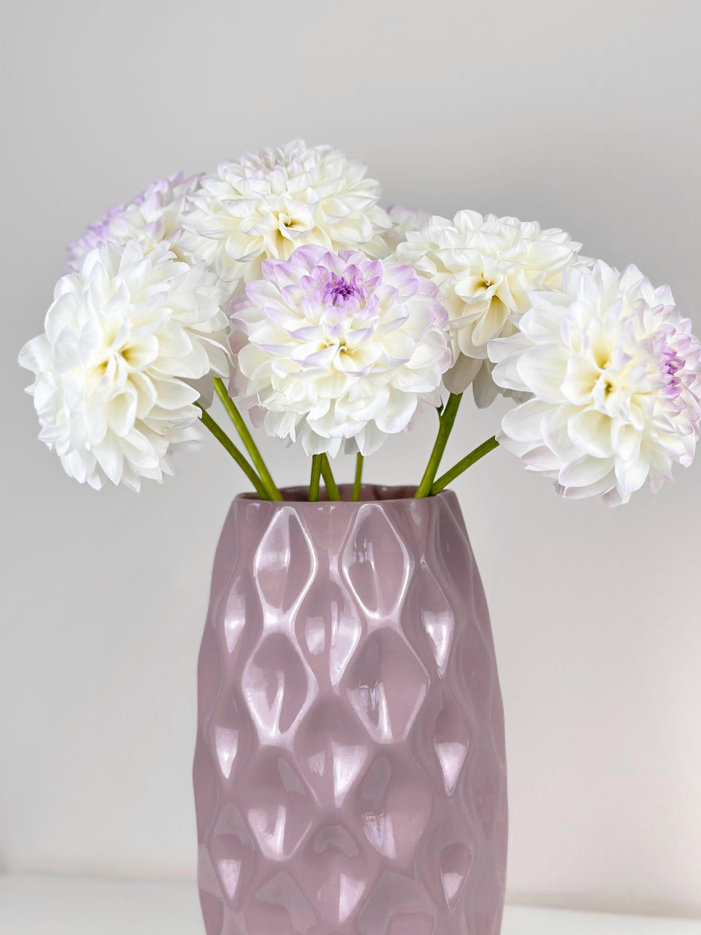 Ваза для квітів та декору керамічна глиняна Соти 29 см Фіолетовий (4001-1) - фото 2 Ваза для квітів та декору керамічна глиняна Соти 29 см Фіолетовий (4001-1) - фото 2