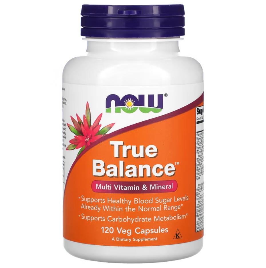 ᐉ Витамины Now Foods True Balance Multi Vitamin & Mineral 120 капсул